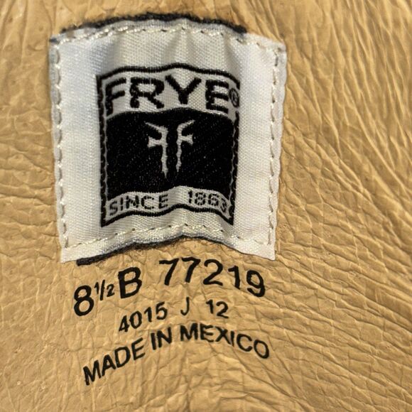 Frye White Label Tall Campus Pull On Boots Women's Size 8.5 B Distressed Brown - Picture 14 of 15